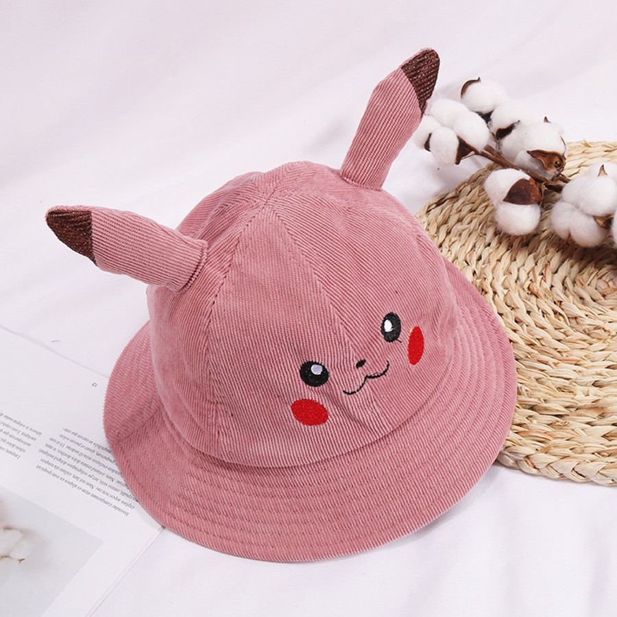 [SALE HÈ]  Mũ Vành Bo PIKACHU Nón Gianh Cho Bé Trai Bé Gái 1-5 Tuổi Chất Liệu Tốt Hàng Chất Liệu QC Cao Cấp KEYER KID