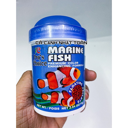 THỨC ĂN CHO CÁ BIỂN MARINE FOOD PRO CHOICE 75G