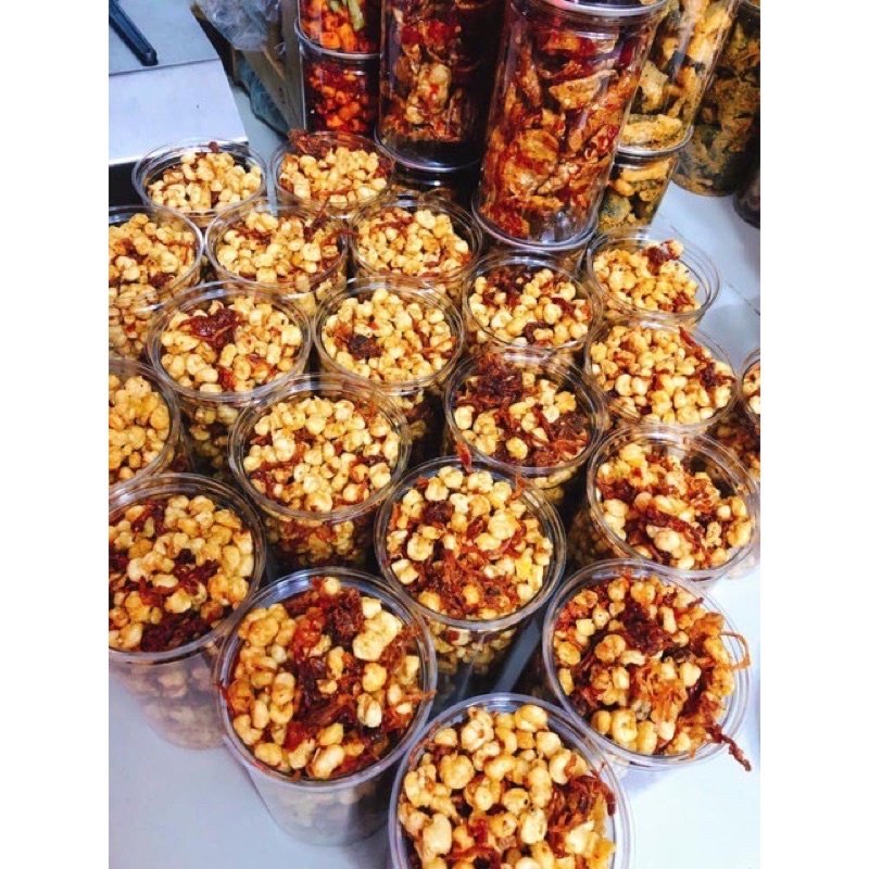 Bắp rim khô bò lon pet 350g