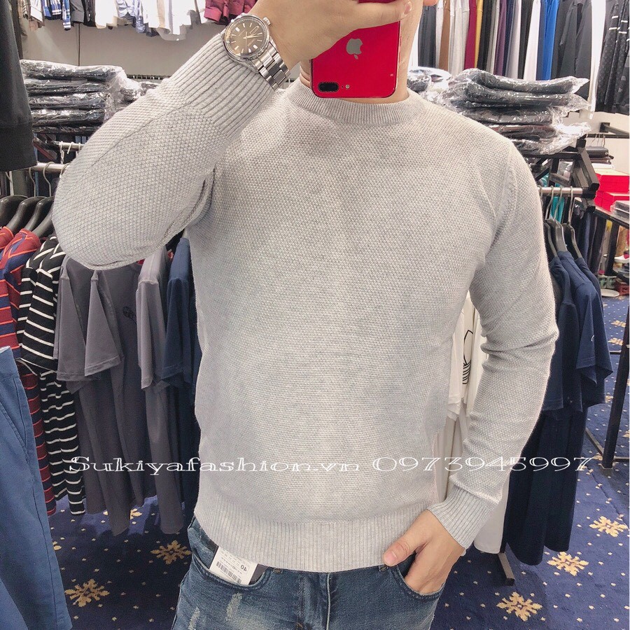 Áo len nam chất lông cừu mềm mại, dày dặn AL06 | BigBuy360 - bigbuy360.vn