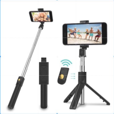 ❤️❤️Gậy Chụp Ảnh Tự Sướng Bluetooth 3 Chân Đa Năng – Tripod K07 – Chụp Hình Selfie.