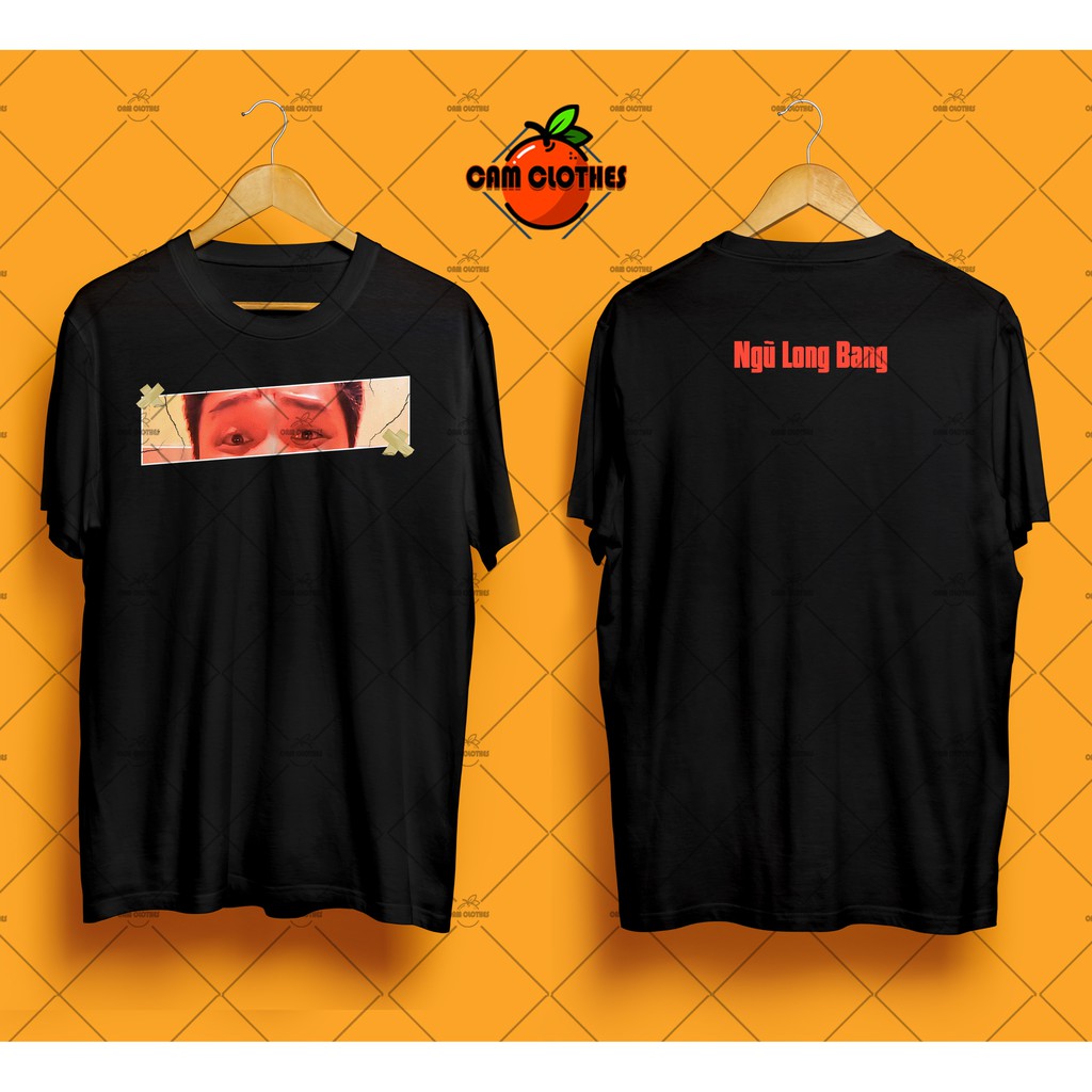 Áo cotton "Tiến Bịp" Ngũ Long Bang cổ tròn tay ngắn mát mẻ co dãn 4 chiều Cam Clothes