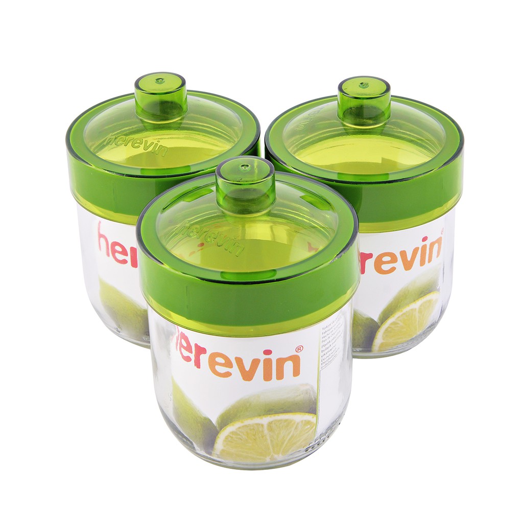 Hũ thuỷ tinh trơn Herevin 425ml - HEHU131357-205 (Nhiều màu)