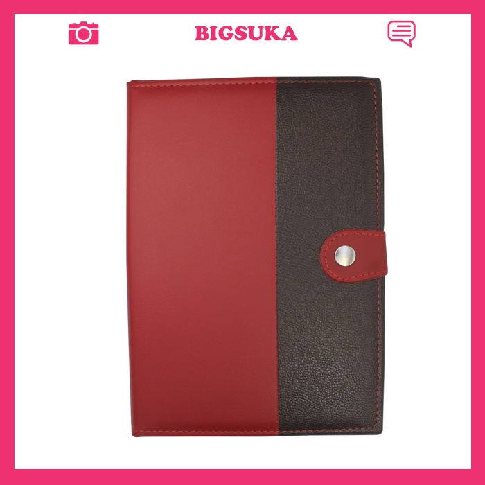 Sổ da B5 kẻ ngang cài nút BK9009 BIGSUKA