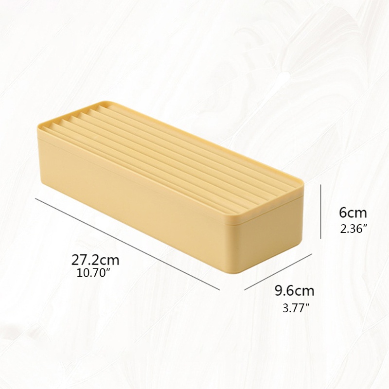 Hộp Nhựa Đựng Dây Cáp Sạc / Tai Nghe 7 Ngăn Tiện Lợi