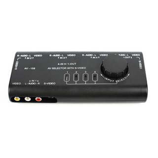 Bộ Chuyển Đổi AV Audio And Video Switcher 4 In 1 Out AV-109 Cao Cấp