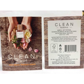 Mẫu Thử - Nước Hoa Clean Reserve EDP 1.5ml