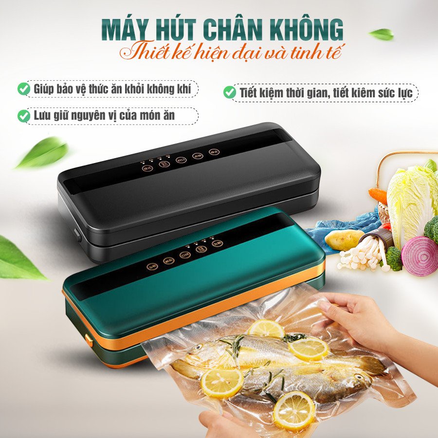Máy hút chân không thực phẩm Máy hàn miệng túi mini Máy hút chân không gia đình Máy hút chân không túi một mặt nhám