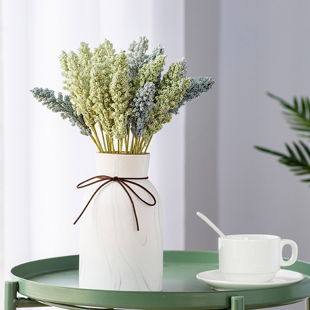 Hoa nhân tạo thiết kế mini màu sắc sinh động dùng trang trí nội thất