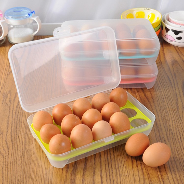 1 pc Hộp bảo quản trứng 15 ngăn Hộp,khay đựng ,bảo quản trứng,thực phẩm Goodbabyvn hộp nhựa đựng thức ăn