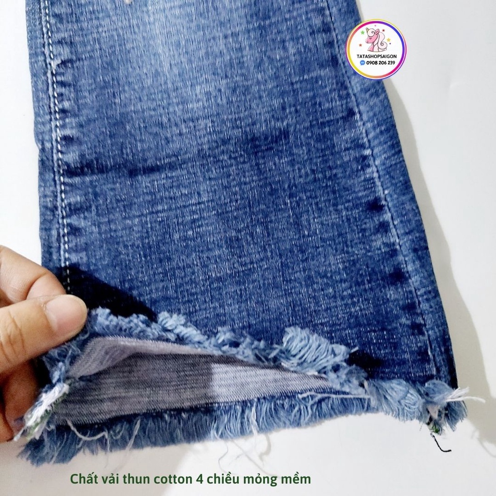 Quần jean dài cho bé gái 16 đến 32kg