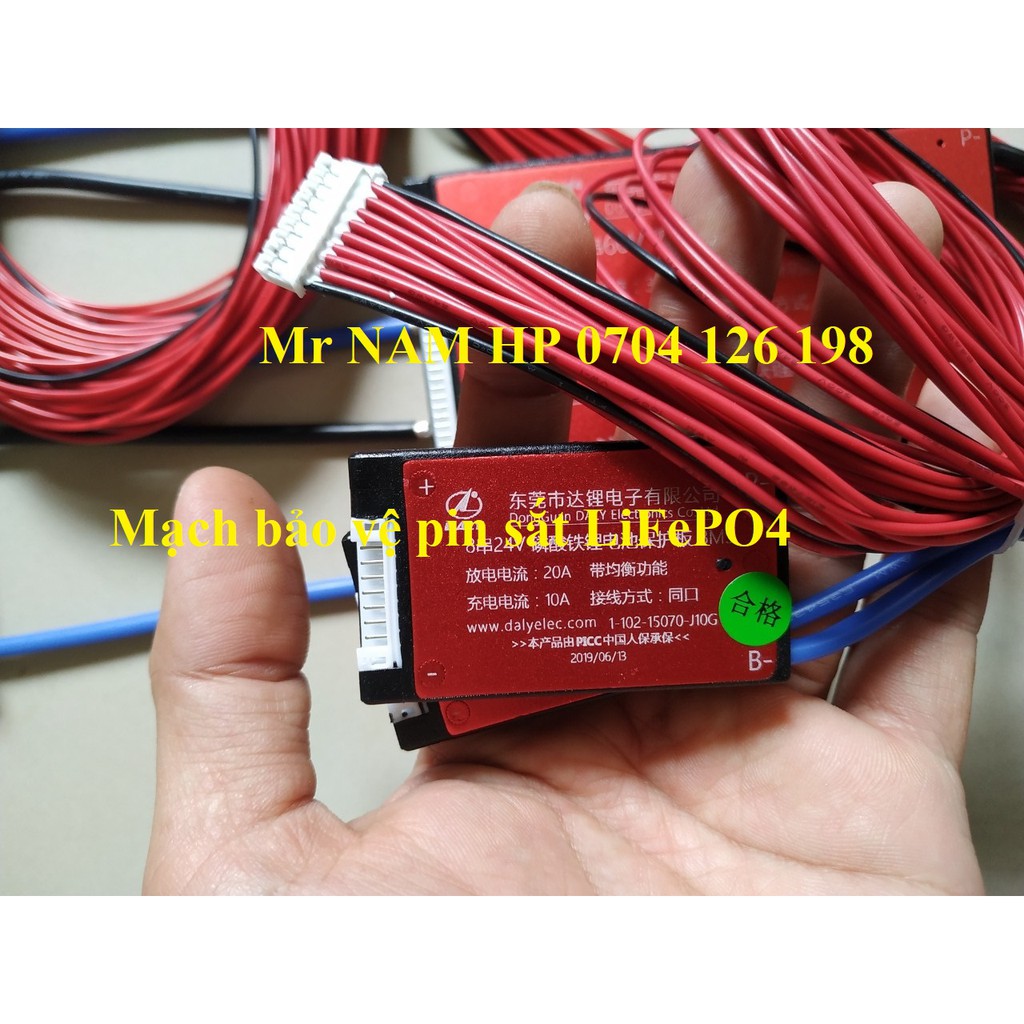 XỊN SÒ -Mạch bảo vệ pin cho pin sắt LiFePo4 -----8S