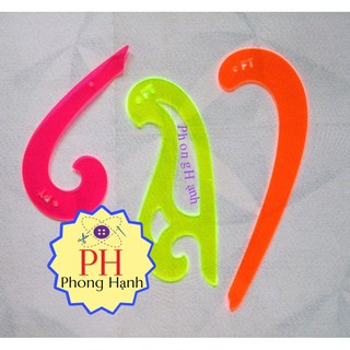 Bộ 3 Thước vẽ đường cong