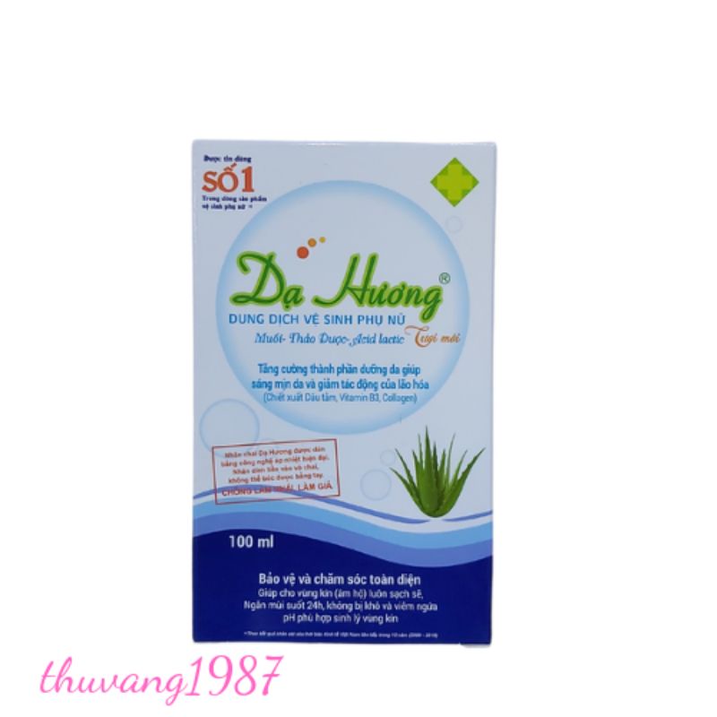 Dung dich vệ sinh phụ nữ Dạ Hương 100-120ml