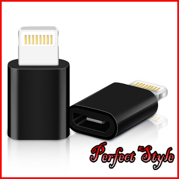 Đầu Chuyển Đổi Từ Cổng Micro USB / Type C Sang Lightning Cho Apple
