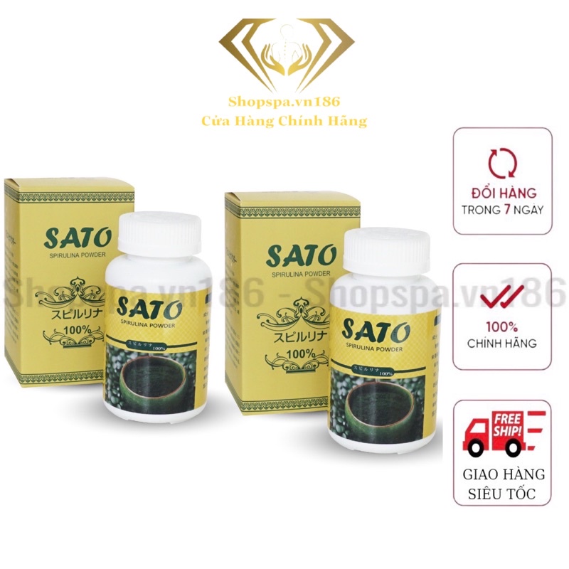 Tảo Sato Dưỡng Da Làm Trắng Dạng Bột Nhật Bản