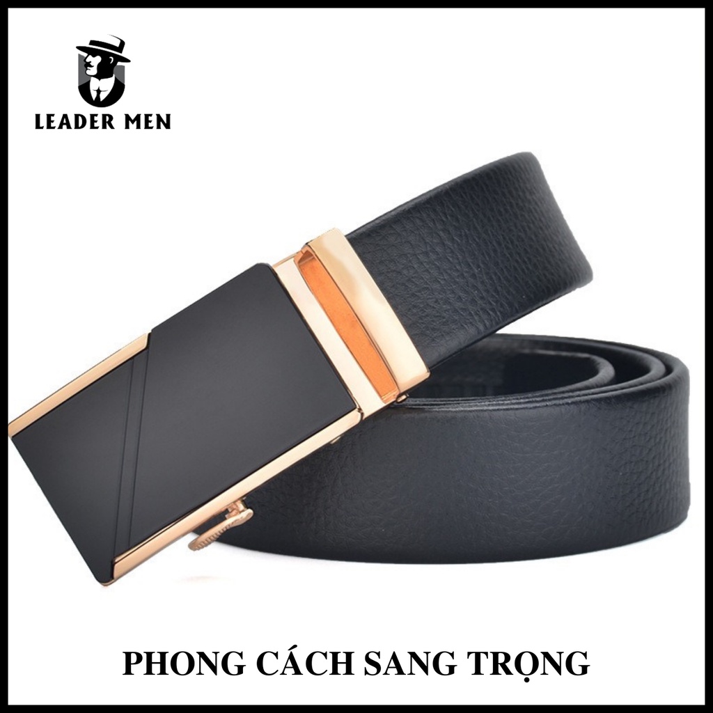 Thắt Lưng Nam LMEN-12 Chất Liệu Da Cao Cấp Khóa Tự Động - Dây Lưng Da Nam Thời Trang Kiểu Dáng Sang Trọng - LeaderMen