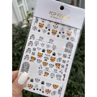 Sticker dán móng con Hổ