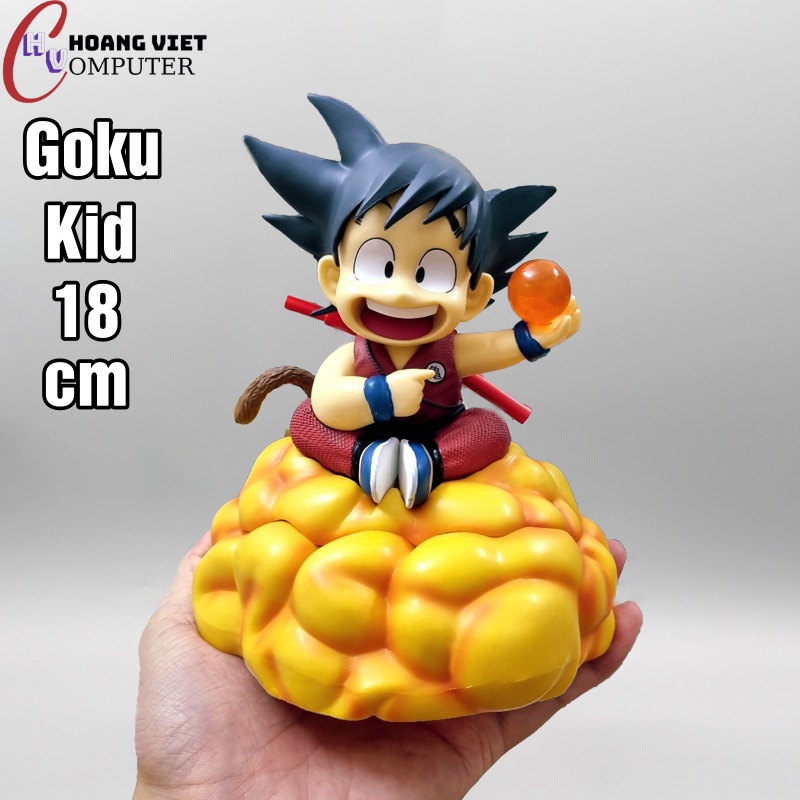 Mô hình Goku kid cưỡi mây siêu kute 18cm