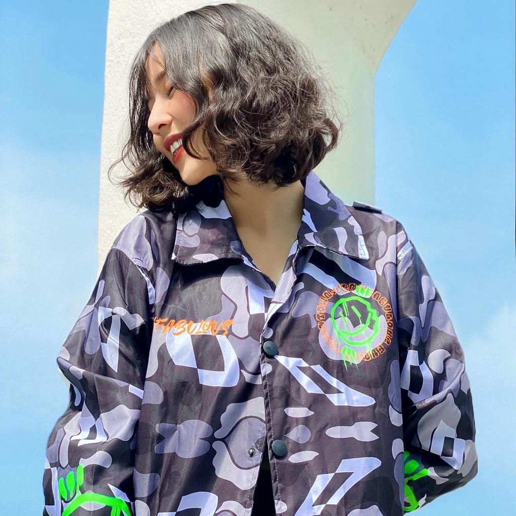 Áo Khoác Black Camo