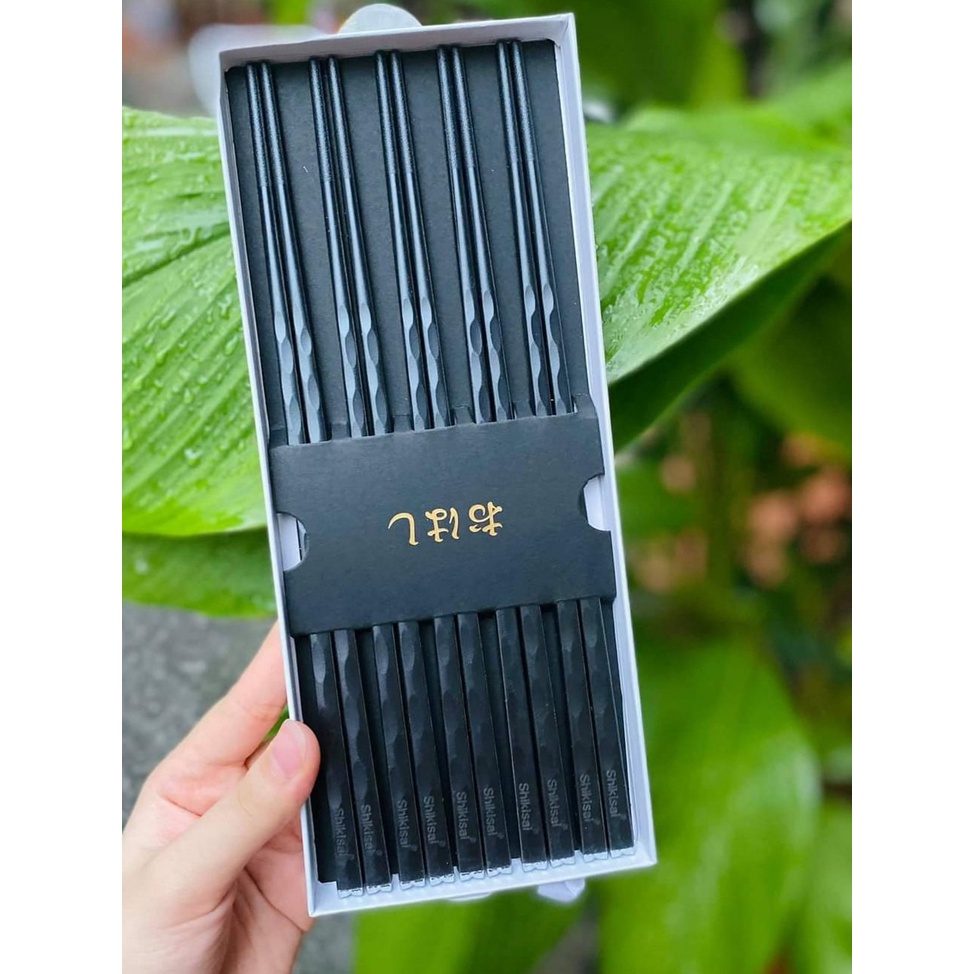 Hộp 5 đôi _ Đũa Kháng Khuẩn Nhật Bản Shikisai