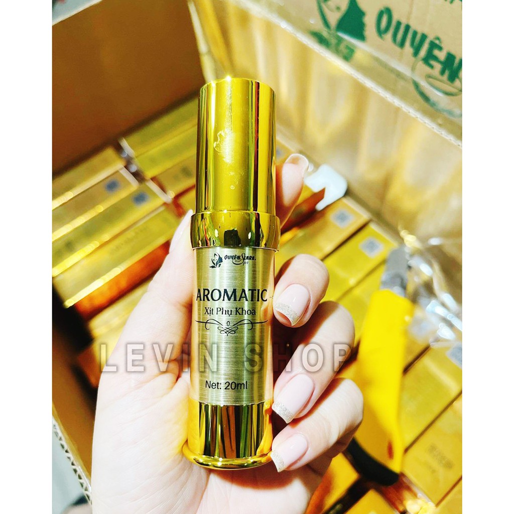 Xịt phụ khoa Aromatic Quyên Lara - Khử mùi hôi vùng kín, ngừa viêm nhiễm [20ml]