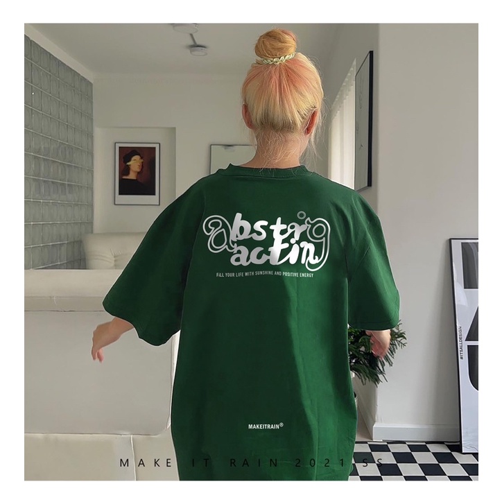 Áo thun tay lỡ nam nữ , áo phông unisex chất cotton in hình ABS