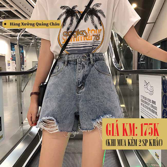 [Size M] Quần shorts jean nữ Ulzzang Quảng Châu QNJ82