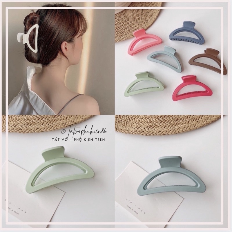 Kẹp tóc hàn quốc ❤SALE❤ Kẹp càng cua hot trend chất lì không bám bụi có sẵn nhiều màu  TT211