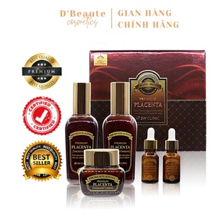 Bộ dưỡng da chống lão hóa tinh chất nhau thai cừu 3W CLINIC Placenta Premium - Hàn Quốc Chính Hãng