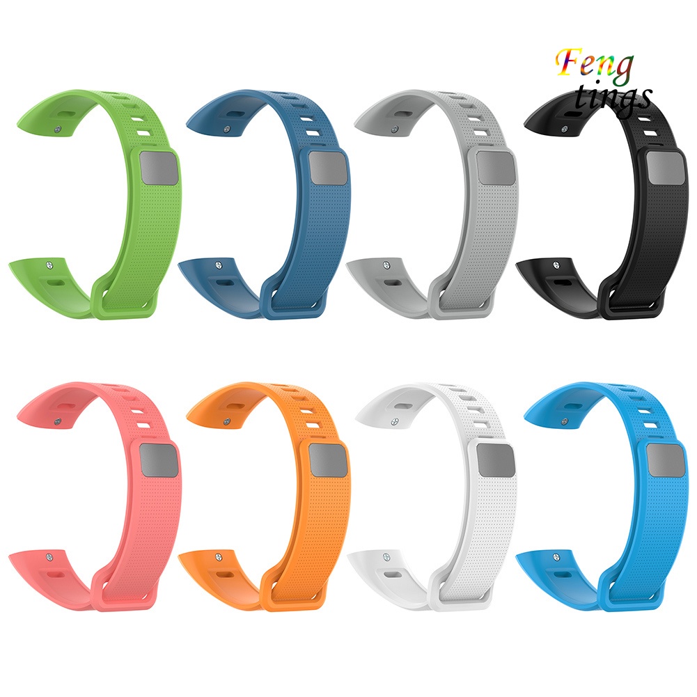 Dây Đeo Thay Thế Chất Liệu Silicon Màu Trơn Cho Huawei Band 2 Pro Ers-B19 Ers-B29