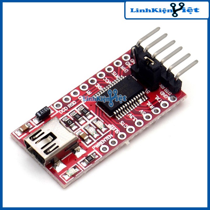 [NEW] Module USB TO COM FT232 RL 3V3 - 5V - Đỏ