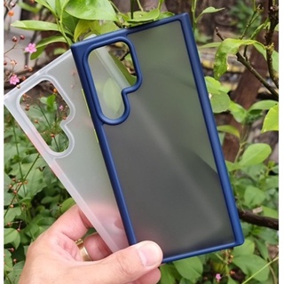 Ốp lưng X&M nhám viền màu cho Samsung S22, S22 Plus, S22 Ultra chống sốc chống Vân tay cao cấp