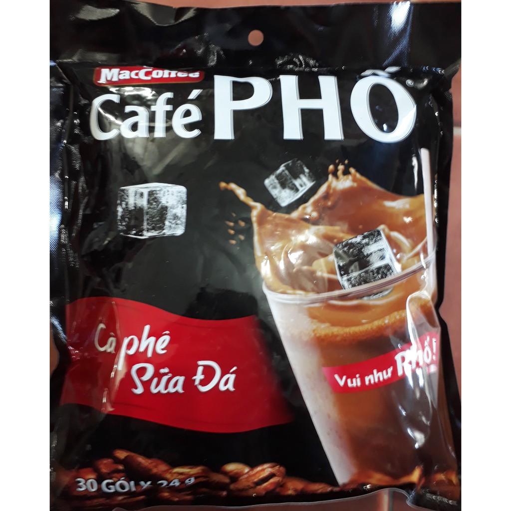 [Mã GROXUAN1 giảm 8% đơn 150K] CAFÉ PHỐ SỮA ĐÁ TÚI 30 GÓI