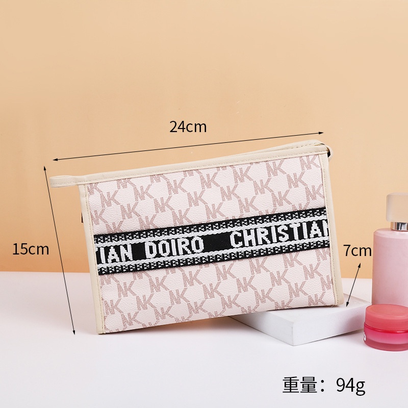 Túi Da pu Đựng Mỹ Phẩm Cỡ Lớn Chống Thấm Nước Tiện Dụng Mang Đi Du Lịch
