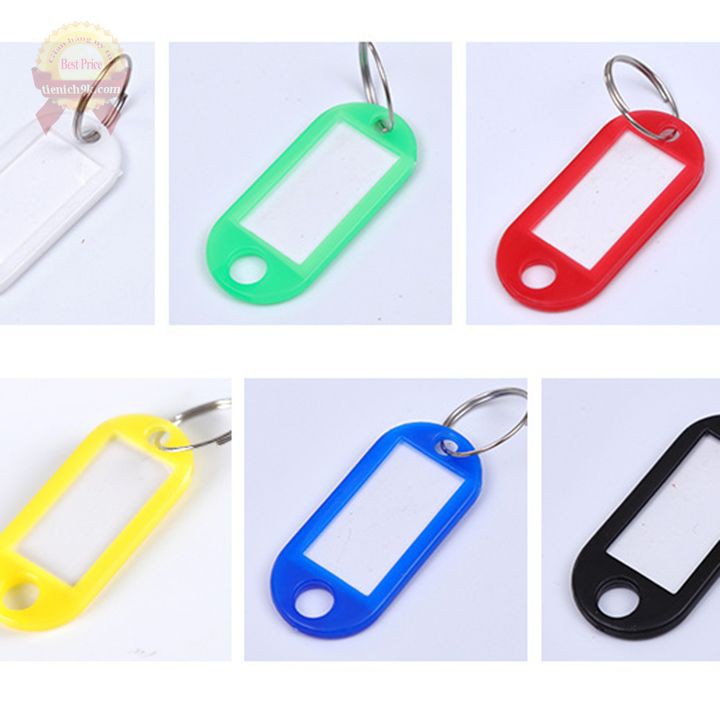 Combo 15 thẻ ghi nhớ chìa khóa 50x22mm nametag note ghi chú vali