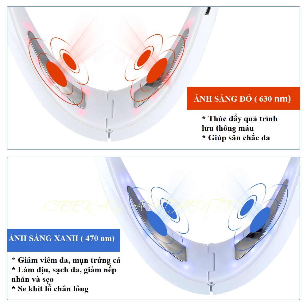 Máy massage mặt nâng cơ đeo cằm tạo cằm Vline - kiểu máy chăm sóc da mặt cao cấp chính hãng YAKINI