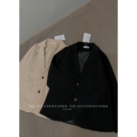 [Mã SKAMPUSH8 giảm 10% đơn 200K] Áo khoác vest blazer nữ 2 LỚP dày túi nắp (Ảnh thật)