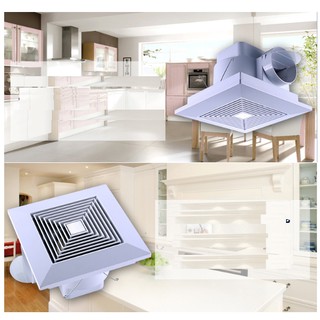 Quạt thông gió, quạt hút gió âm trần-ốp trần Model LAVFILL LFCV-16A (Installing Size: 230*230 mm)