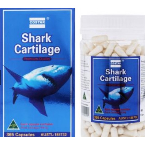 Viên Uống Sụn Cá Mập Costar Blue Shark Cartilage 750mg(365 vien) co san