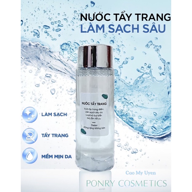 [CHUẨN PONRY] Nước tẩy trang Ponry 150ml