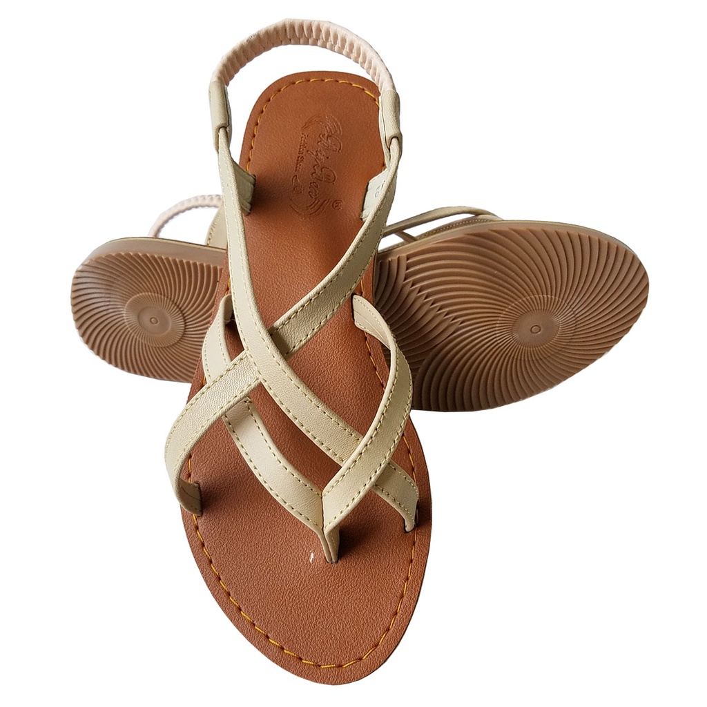 Giày Sandal Nữ Da Bò Thật BIGGBEN Cao Cấp HKD574