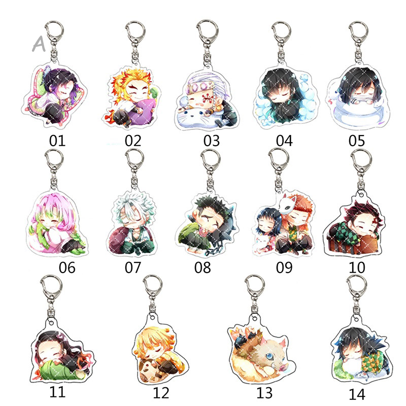 Móc Khóa Cao Su Hình Nhân Vật Anime No Yaiba