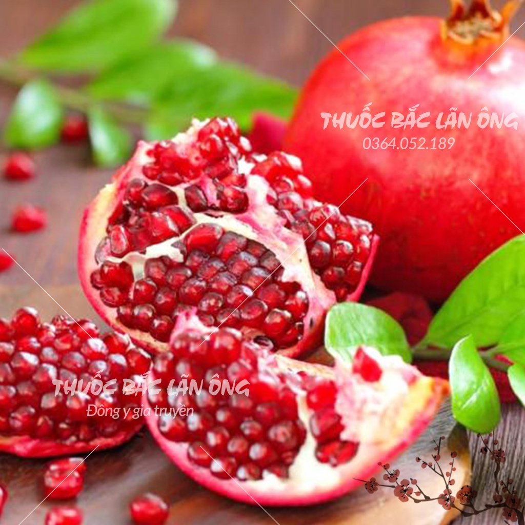 Vỏ lựu khô 100g (Thạch lựu bì hàng loại 1)