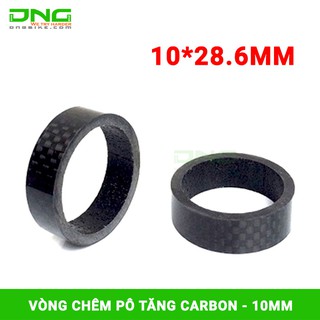 Vòng chêm pô tăng Carbon xe đạp