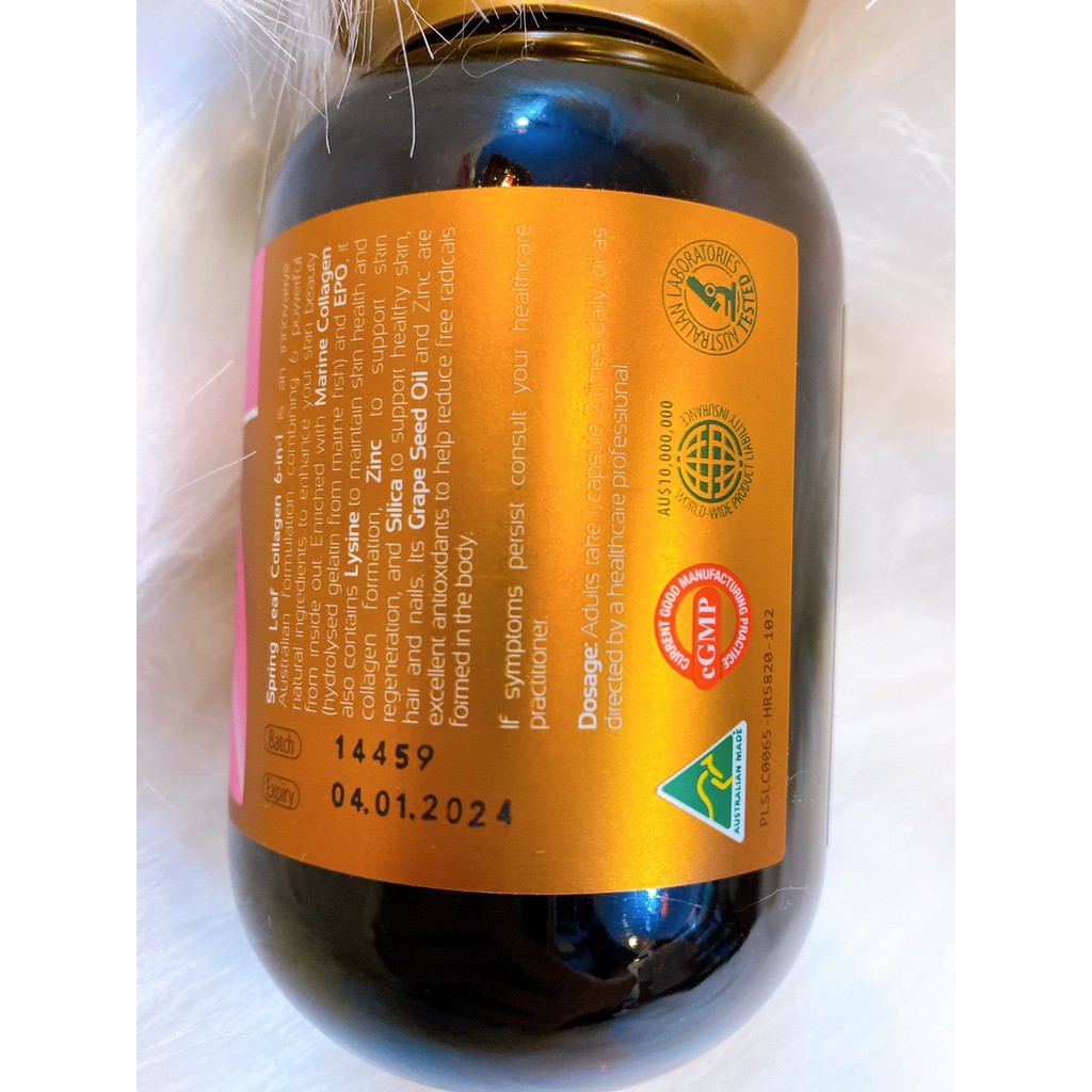 COLLAGEN 6 IN 1 SPRING LEAF CỦA ÚC 90 VIÊN | BigBuy360 - bigbuy360.vn