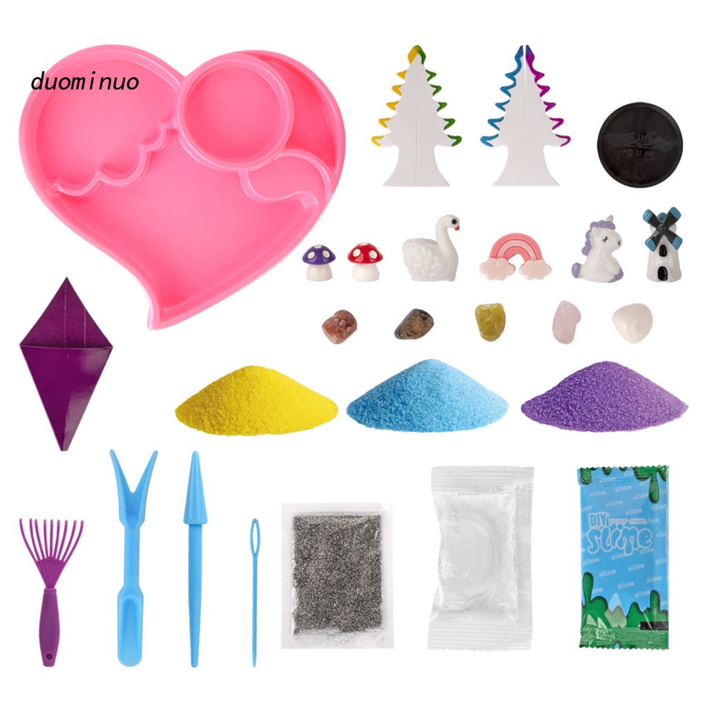 do 1 Set Material Package Handmade Parent-child Interaction Plastic Kids Education DIY Garden Material for Girls