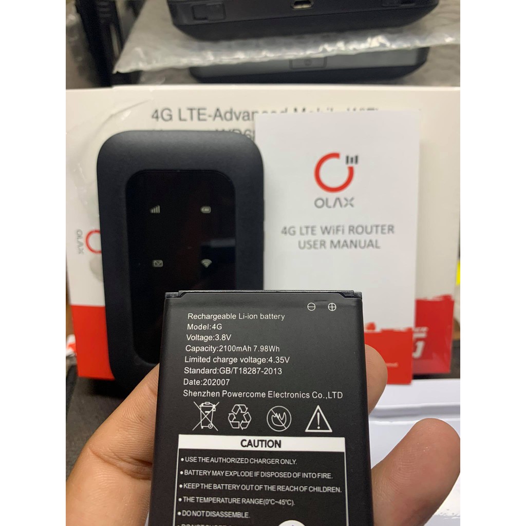 Pin Bộ phát wifi 4G Olax WD680 và MTC 8723FT Mới