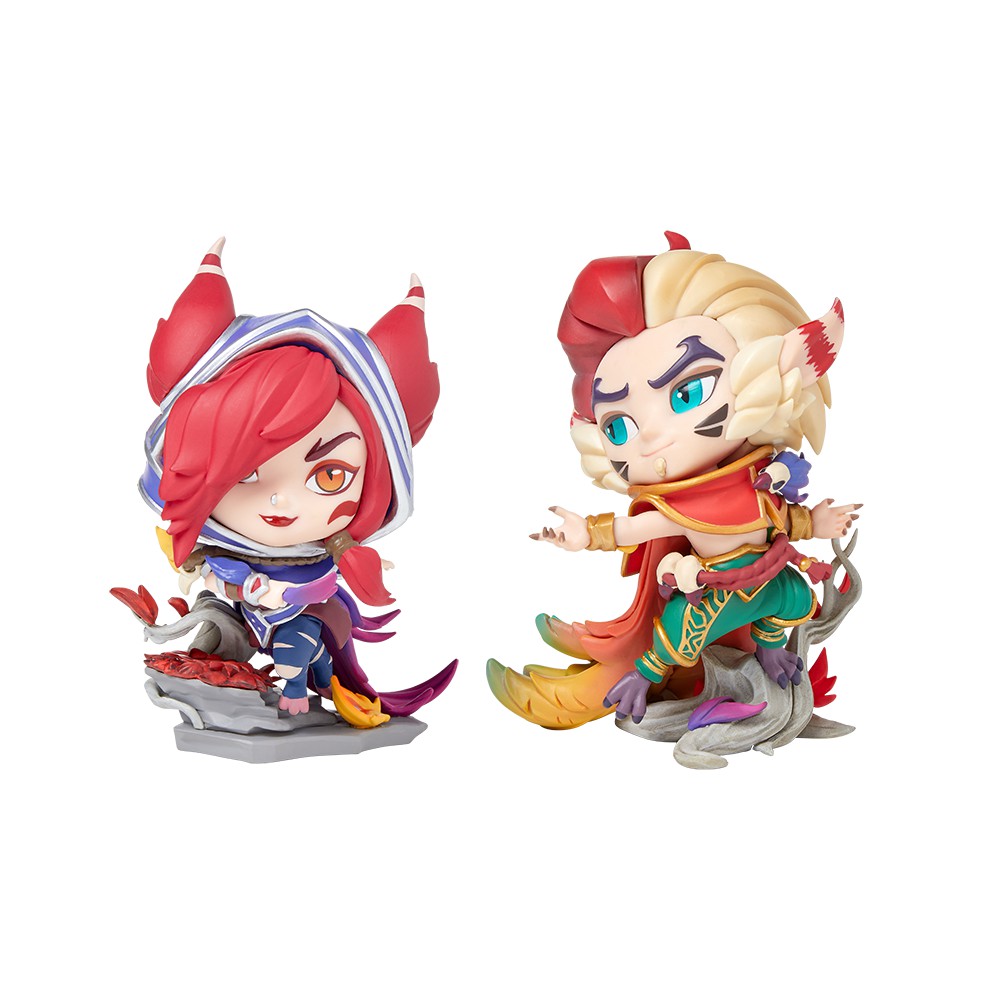 LMHT - MÔ HÌNH CHIBI RAKAN VÀ XAYAH (HÀNG ORDER)