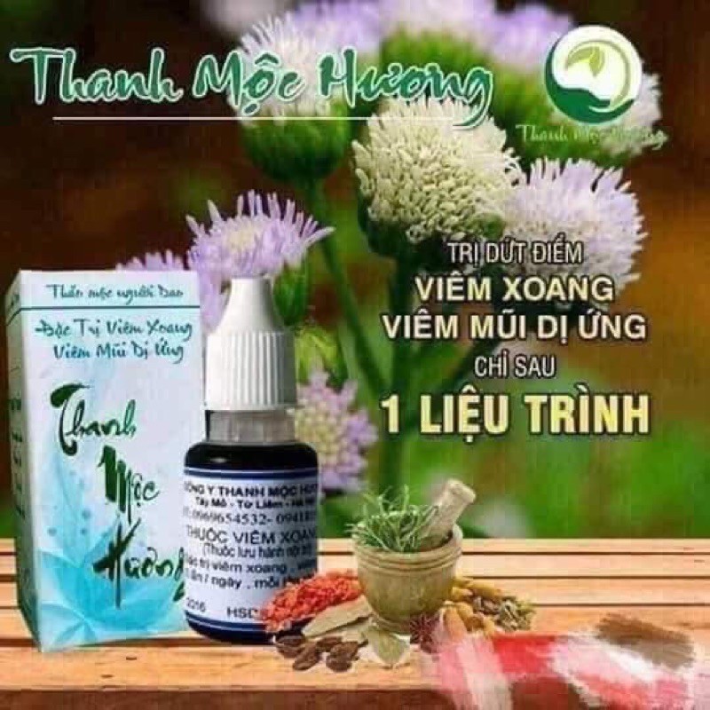 Nhỏ xoang mũi, xịt xoang mũi Thanh Mộc Hương [CHÍNH HÃNG]